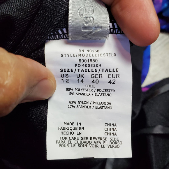 Magicsuit Divine April Tankini Swim Floral Adjustable Ruched Halter Top NEW - Picture 9 of 12